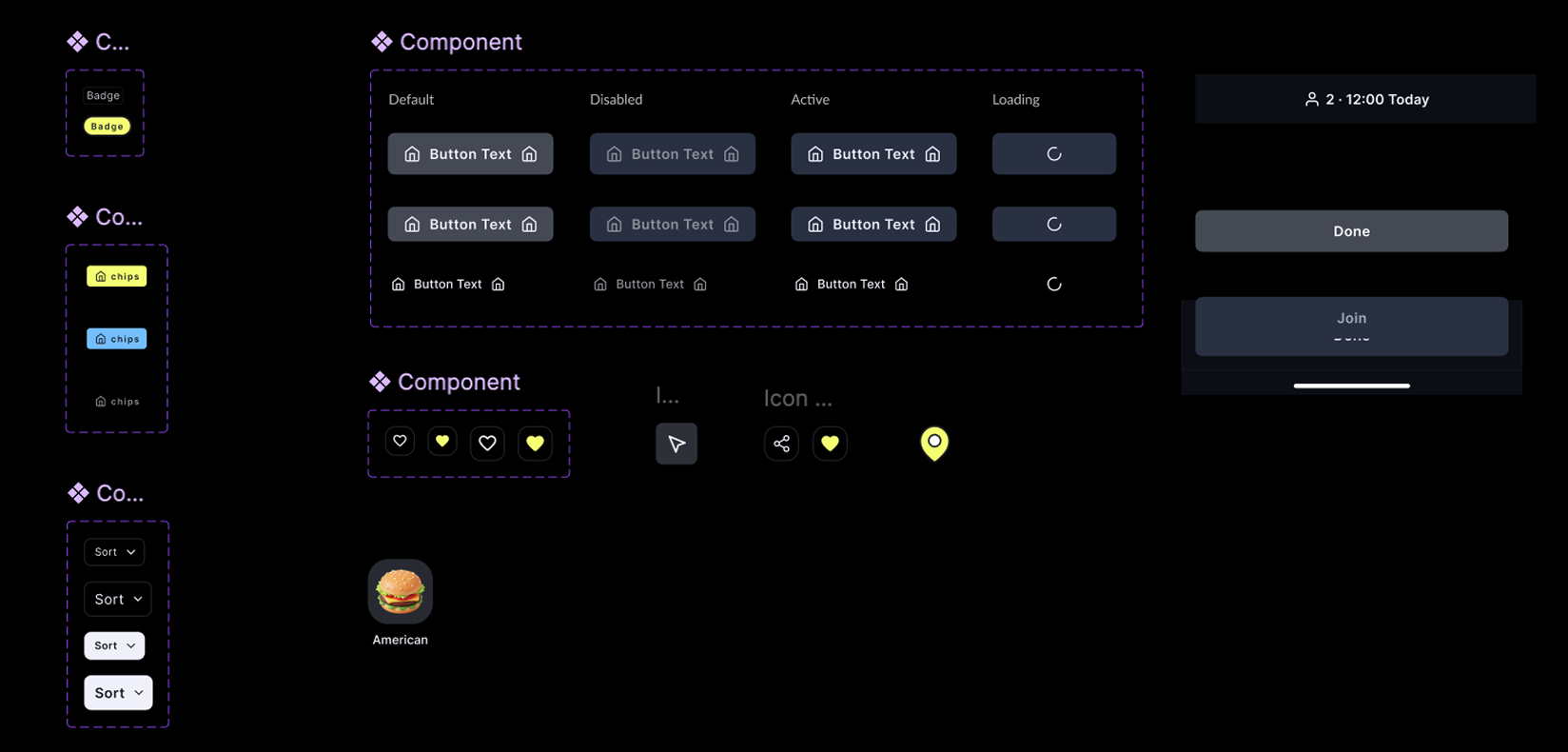 Accessible UI kit following WCAG AA standards