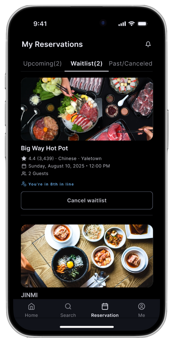 Key page design, mobile — screen 3