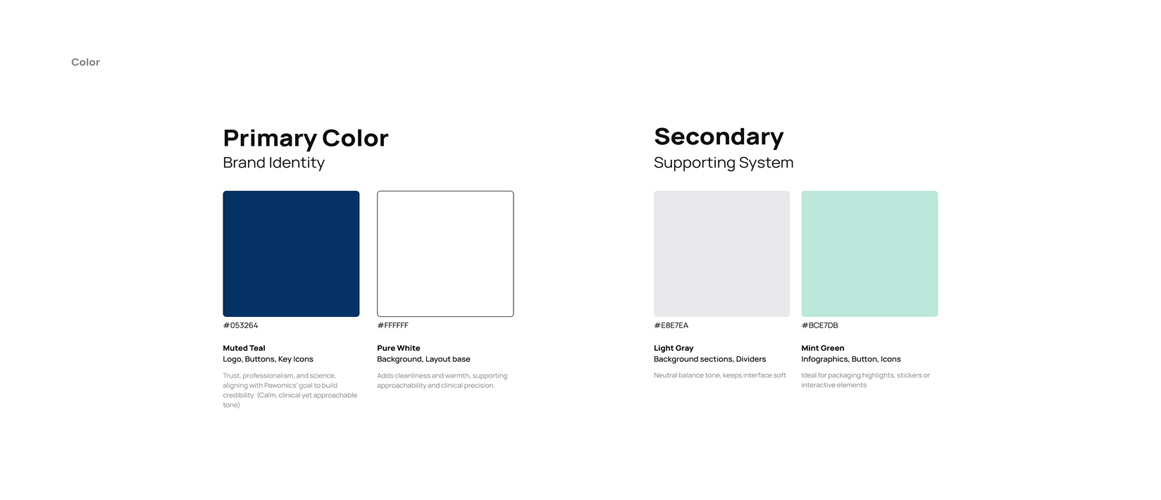 Design system — color palette