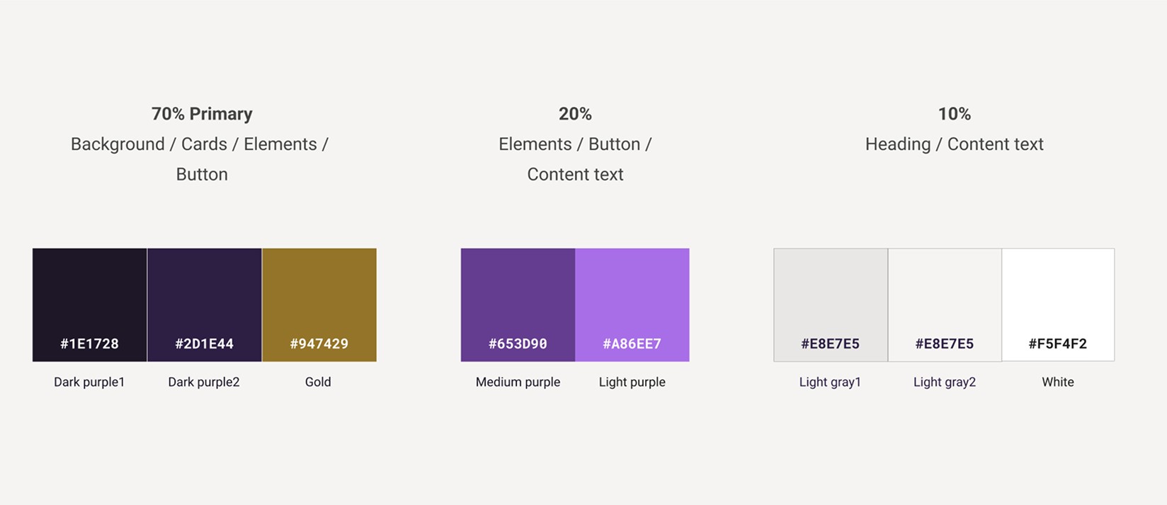 Color palette with hex values